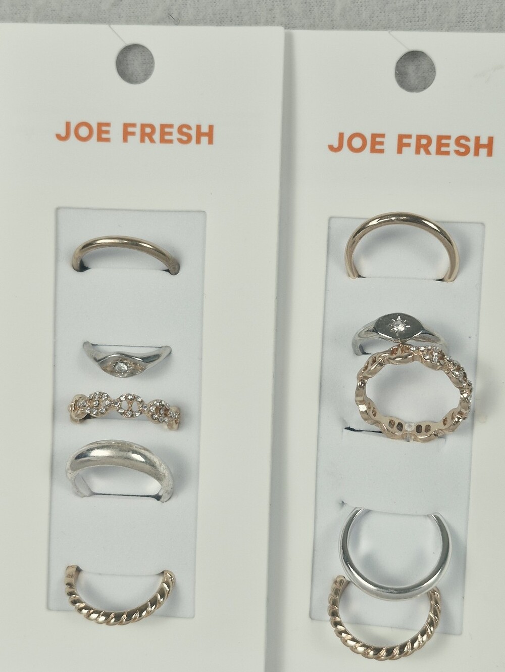 Joe Fresh Gold & Silver Tones Mixed Ring Set - Assorted Styles - Picture 9 of 12